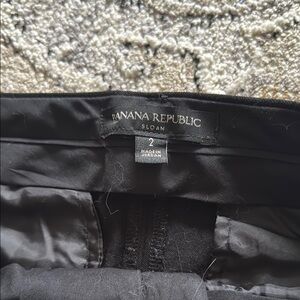 Banana Republic Black Sloan Pants